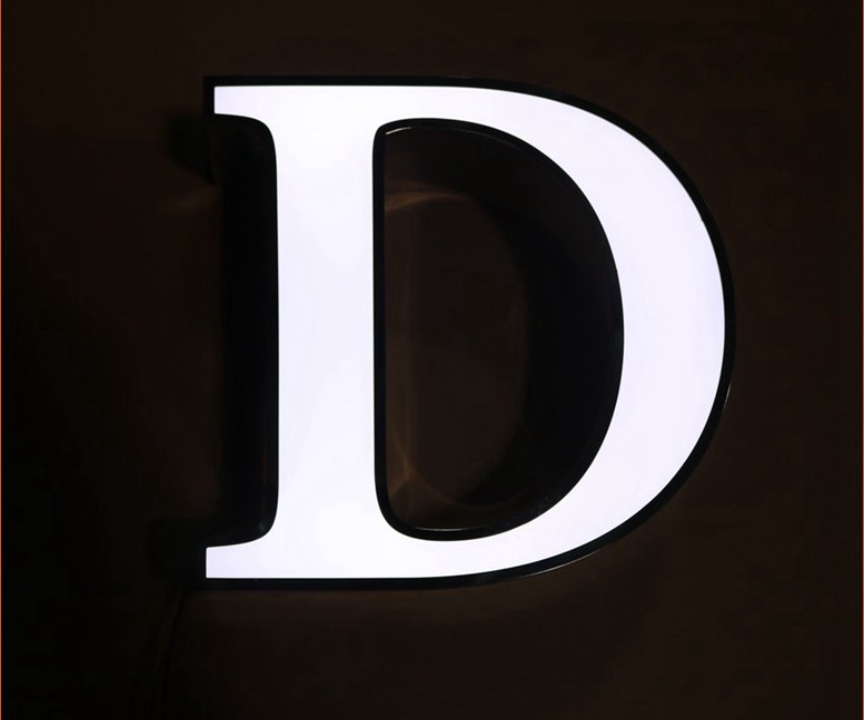 Custom Chain Stores Advertising Mirror Poslihed Stainless Steel Led Neon Light Up Letters 160